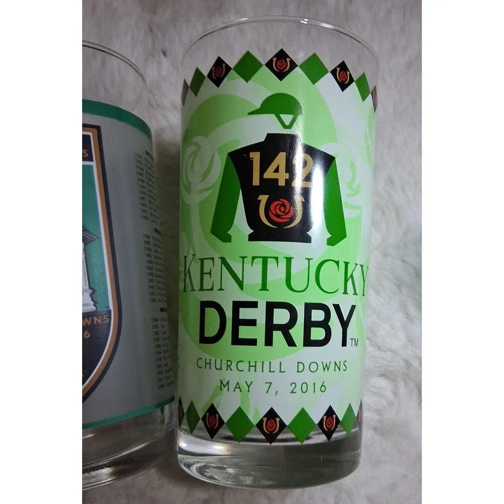 Kentucky Derby collectables glasses set of 2